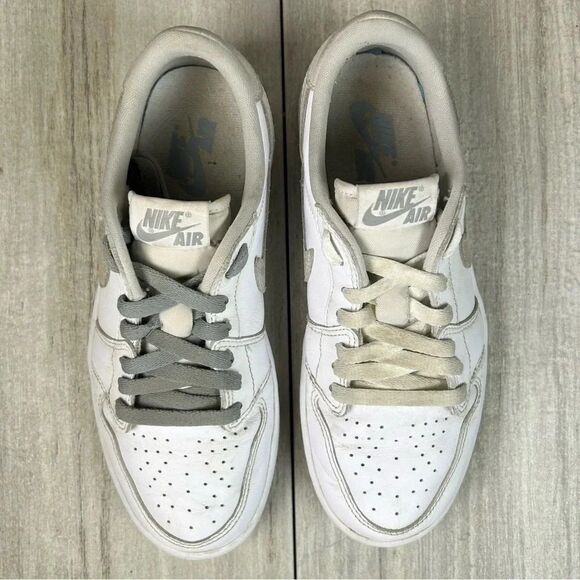Nike Air Jordan 1 Retro Low Neutral Grey Sneaker Shoe cz0775-100 Womens Size 8 - Picture 8 of 10